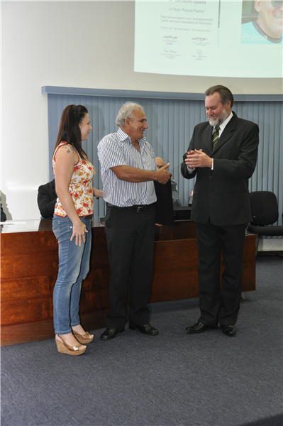 Karina Spada, Benedito Spada e delegado João Sérgio