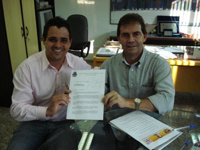 Pinguim visitou o deputado Paulinho da Força no início de 2009