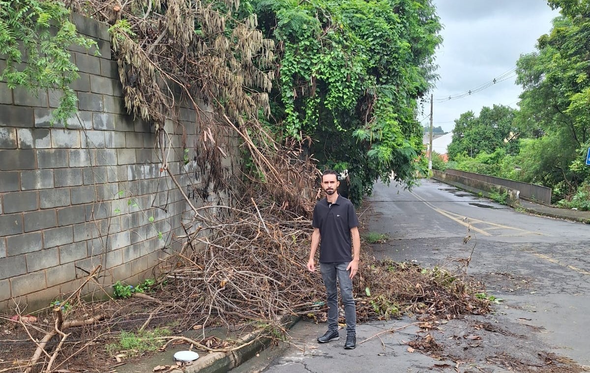 Vereador reitera pedido por serviços de poda e limpeza em vias dos bairros 31 de Março e Jardim Icaraí