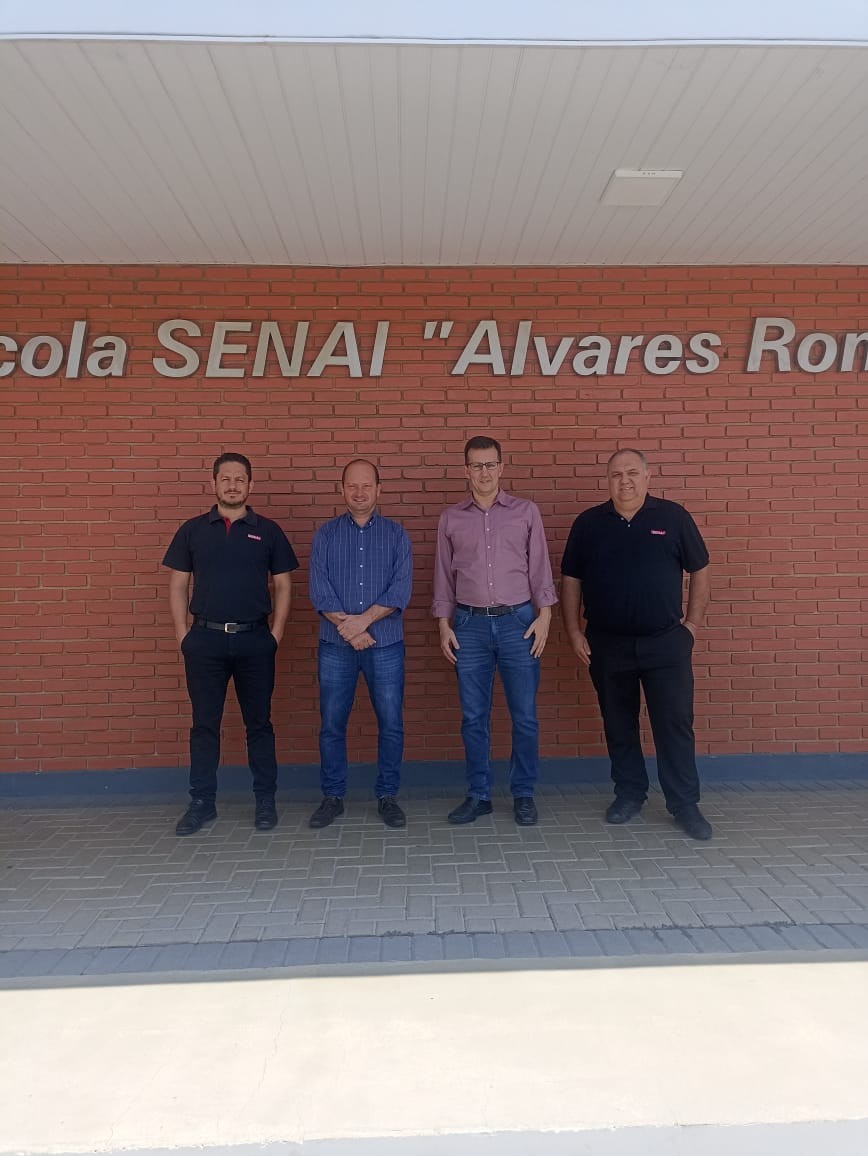 Vereador visita Senai de Santa Bárbara d'Oeste