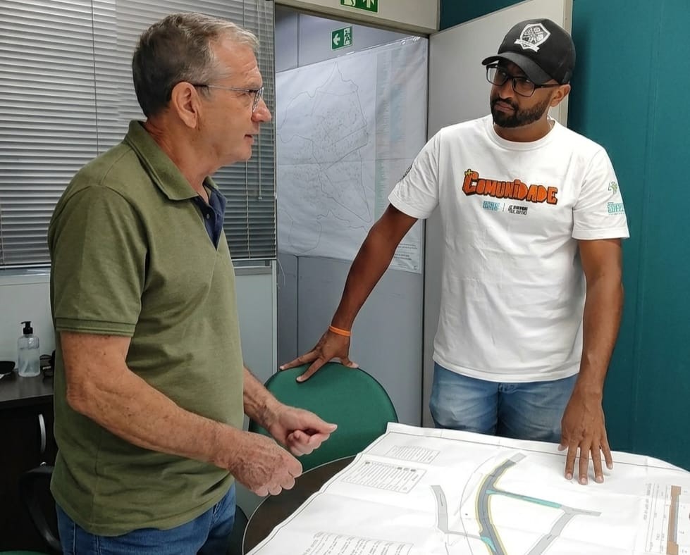 Presidente se reúne com secretário de Obras para tratar sobre nova etapa das obras na rua Euclides da Cunha