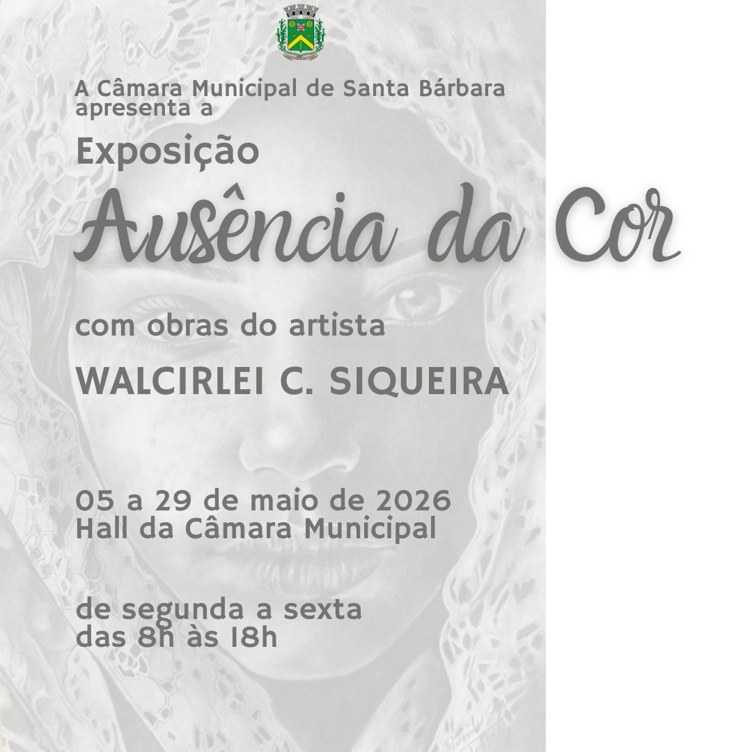 Câmara recebe exposição “Ausência da Cor” até 29 de maio