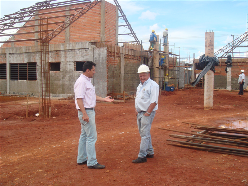 Obras estão em ritmo acelerado