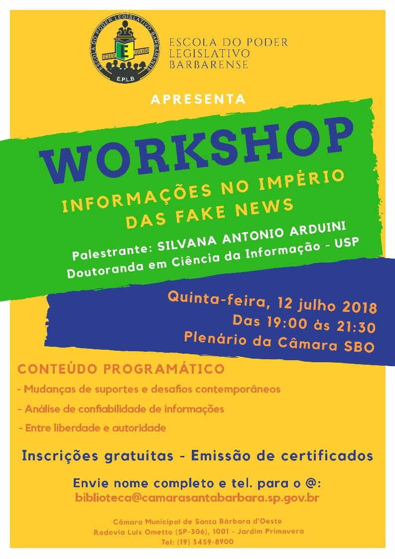 Evento é gratuito e aberto a qualquer interessado