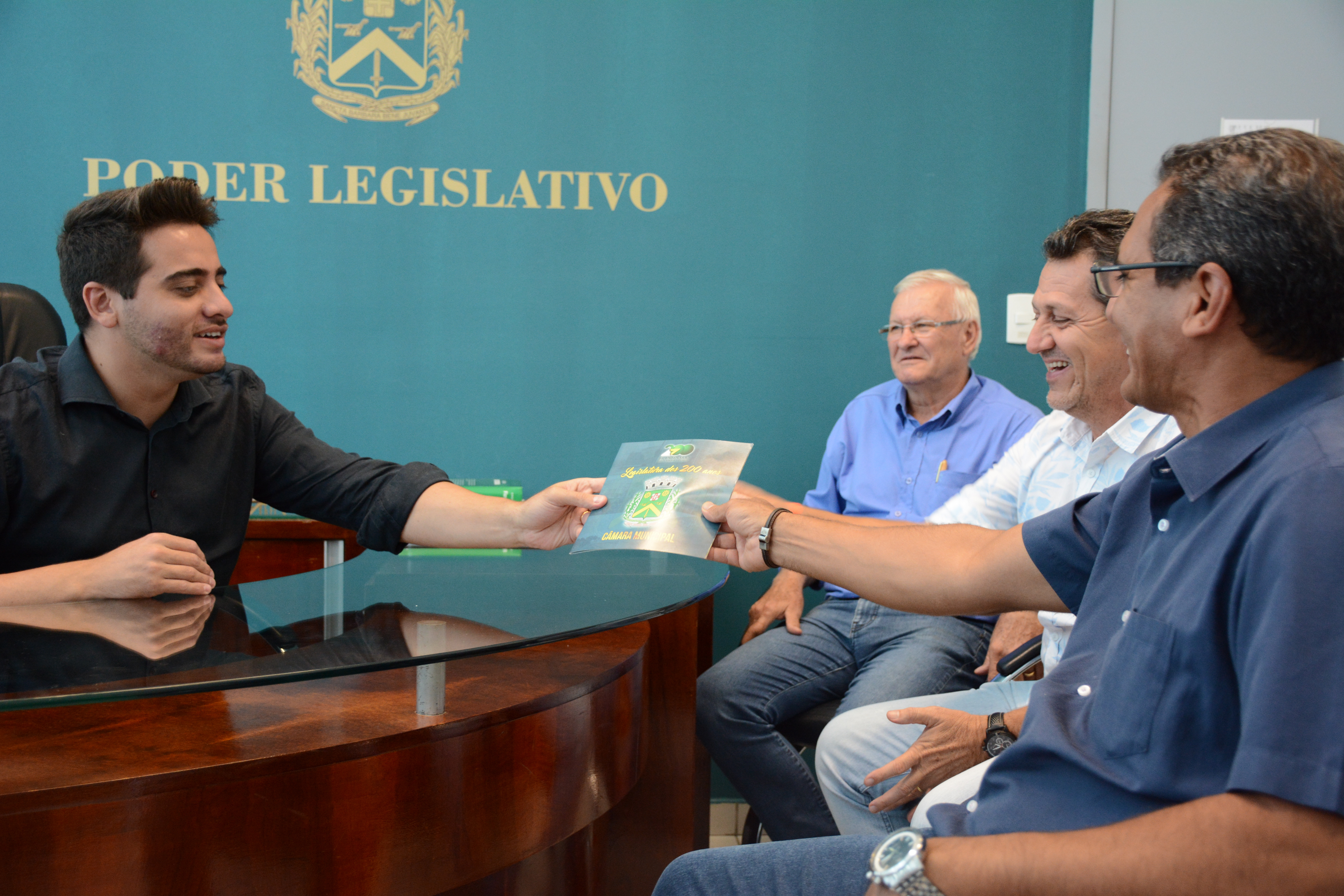 Presidente da Câmara de Indaituba e do Parlamento Metropolitano fez uma visita de cortesia a Felipe Sanches