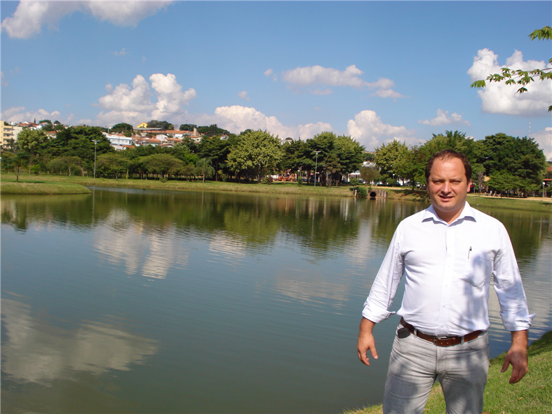 Juca no Parque dos Ipês onde vai acontecer o Pesca no Parque