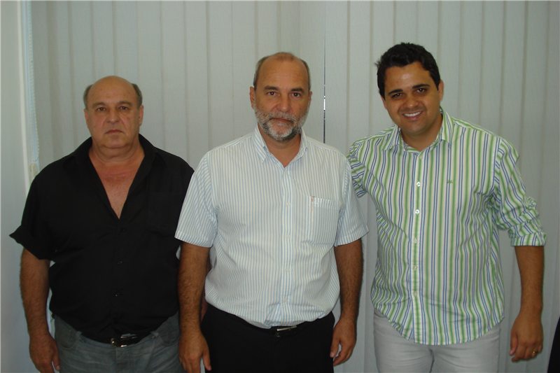 Pinguim recebeu, em seu gabinete, visita do vereador Pablio Rebessi
