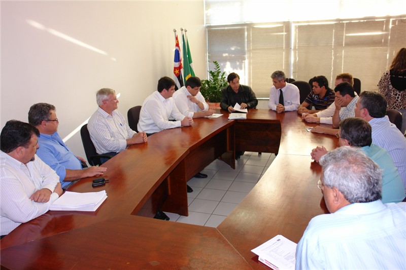 Reunião prefeito e vereadores