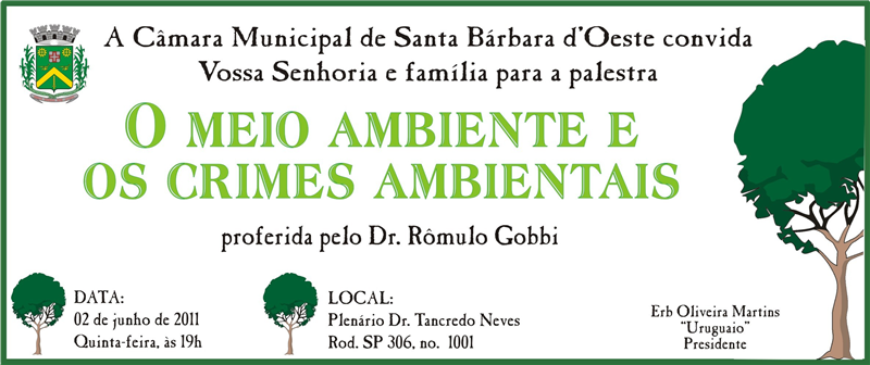 Convite do evento