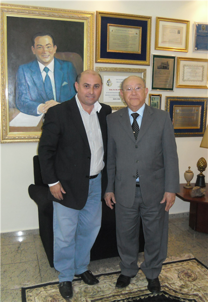 Vereador Carlos Fontes, em visita ao pastor José Wellington