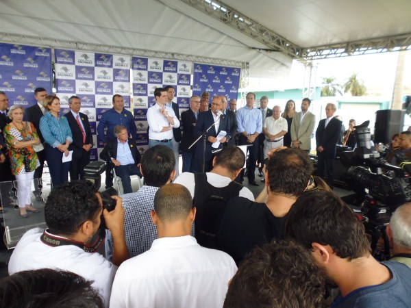 Governador Geraldo Alckmin participou de inauguração