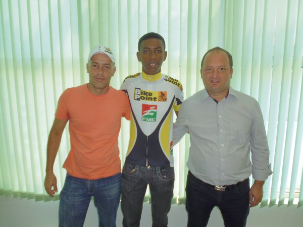 Matheus Braz iniciou no ciclismo em projeto no Município