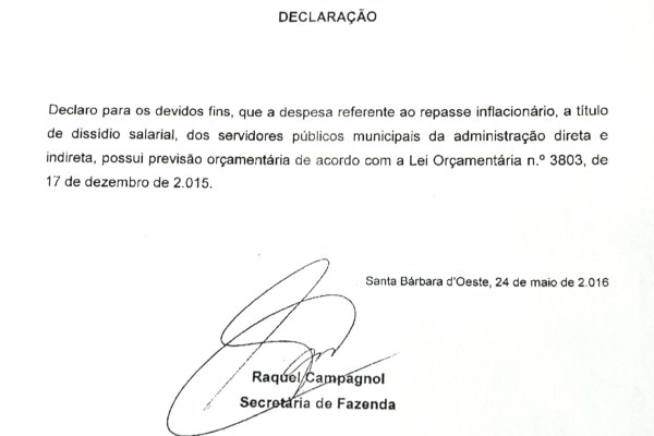 Carlos Fontes cita declaração da secretária da Fazenda 