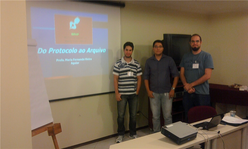 Henrique, Fernando e Guilherme: curso em Campinas