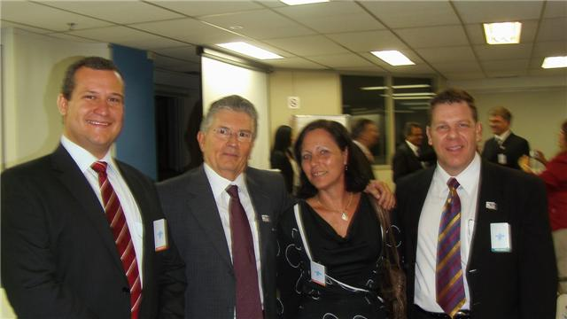 Vereador Danilo, durante visita a evento promovido pelo Sebrae-SP