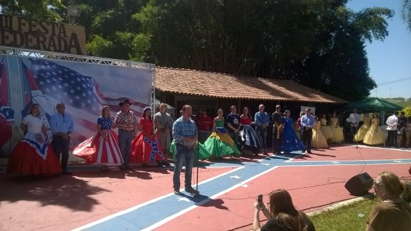 Juca prestigiou nova edição da Festa Confederada domingo