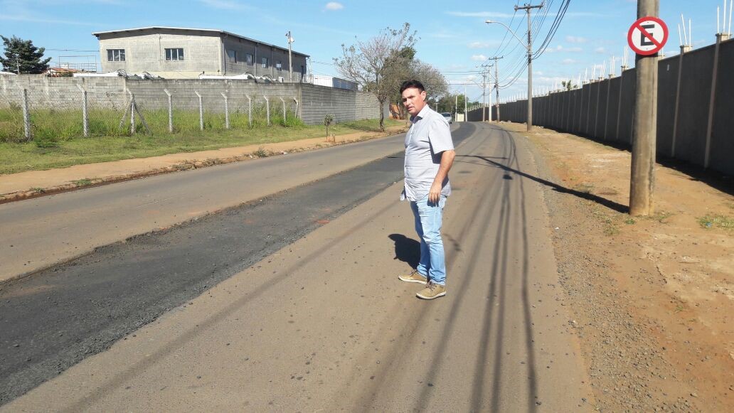 Vereador visitou a Estrada do Barreirinho nesta semana