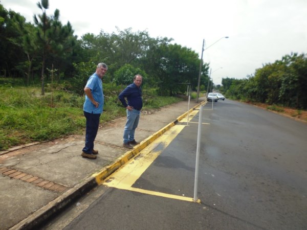 Juca pede revitalização de pintura de solo 