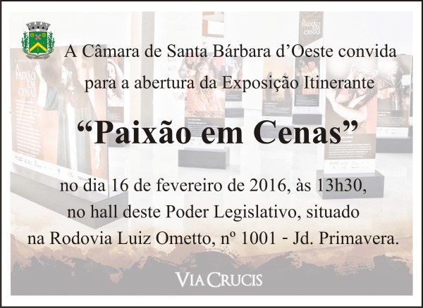 Exposição Paixão em Cenas traz fotos e objetos do Via Crucis